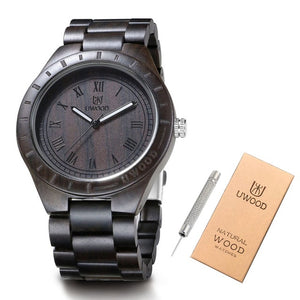 Open image in slideshow, UWood Wooden Wrist Watch
